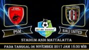 prediksi skor psm vs bali united 06 november 2017