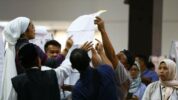 Tujuh PPLN Malaysia Tersangka Penambahan DPT Pemilu 2024. (ANTARA FOTO/Virna Puspa Setyorini).