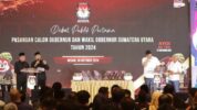 Debat Pilgub Sumut Pasangan Edy Rahmayadi Hasan dan Bobby Nasution Surya