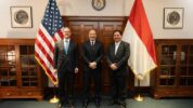 Menko Perekonomian, Airlangga Hartarto Bersama Menteri Perdagangan AS, Howard Lutnick dan Perwakilan USDR, Jamieson Greer