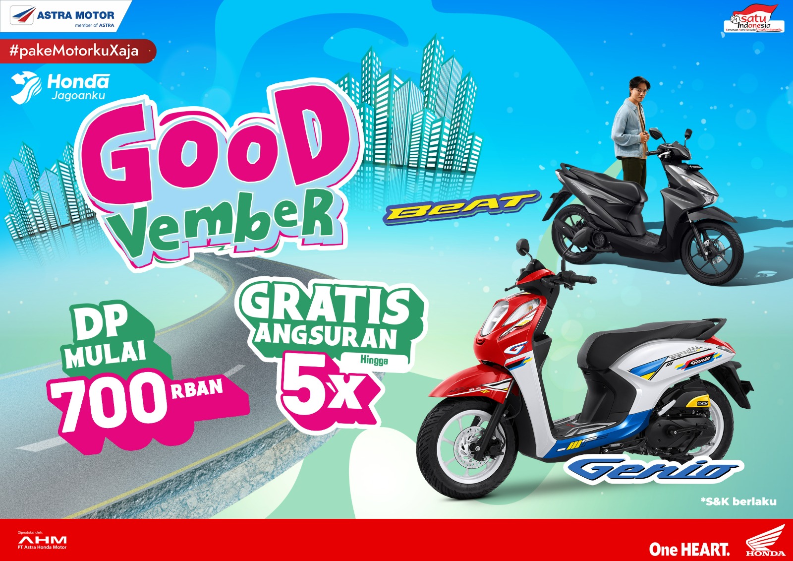 Rakyat News Promo “GoodVember” Honda BeAT dan Genio